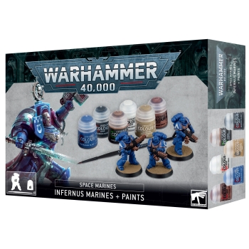 Warhammer 40000 - Space Marines: Infernus Marines + Paints (60-11)